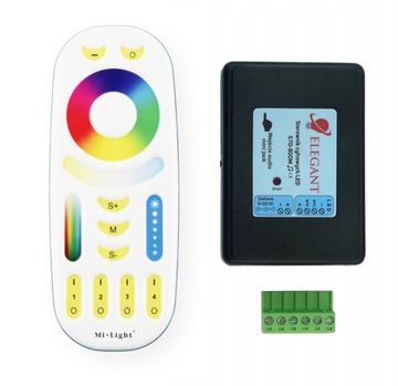 STEROWNIK MUZYCZNY DO TAŚM LED MAGIC S70-800M + PILOT MILIGHT FUT092