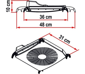 Мансардный вентилятор Turbo Kit 12 В - Fiamma