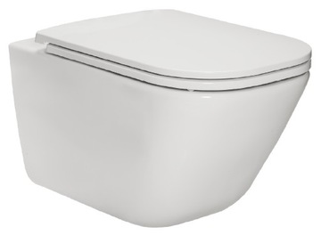 MISKA WC WISZĄCA RIMLESS Z DESKĄ SEDESOWĄ ROCA GAP