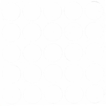 ZAŚLEPKI MEBLOWE SAMOPRZYLEPNE 14MM BIAŁY G.A. 318