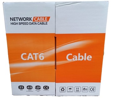СЕТЕВОЙ КАБЕЛЬ UTP CAT 6 ДЛИНОЙ 305 м ВИТАЯ ПАРА EUROCOMP