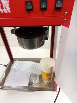 Профессиональная машина для производства попкорна мощностью 1600 Вт. ПОПКОРН ДЛЯ ВЕЧЕРИНОК!