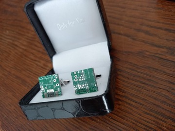 Запонки с узором ELECTRONICS