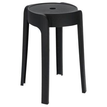Taboret Kuchenny Czarny TWIST