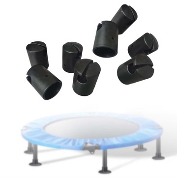 8 sztuk uniwersalnych nasadek na słupki do trampoliny