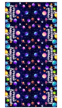 НАБОР ОДНОРАЗОВОЙ ПОСУДЫ ДЛЯ ДНЯ РОЖДЕНИЯ КОСМОНАВТА