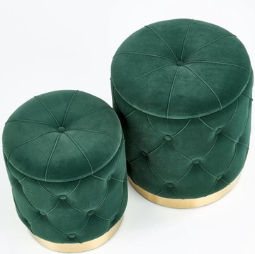 Комплект из 2 открывающихся пуфов POLLY GREEN HALMAR