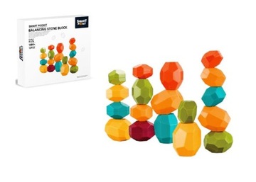 KLOCKI KAMIENIE Balansujące MONTESSORI BALANS