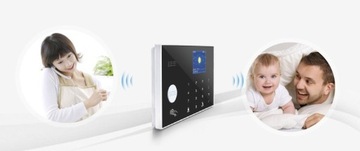 БЕСПРОВОДНАЯ СИГНАЛИЗАЦИЯ ЖК-дисплей 2,4 дюйма GSM WiFi TUYA POLISH