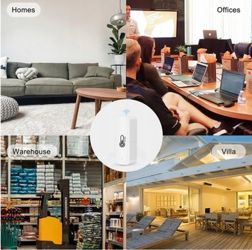 УМНЫЙ ДОМ ТЕРМОМЕТР ГИГРОМЕТР WiFi ВЛАЖНОСТЬ