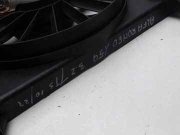 10/22 ALFA ROMEO 159 3.2 JTS VENTILÁTOR CHLADIČŮ