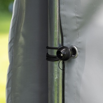 Гаражная палатка ПВХ 400x800x305 серая - NG 5