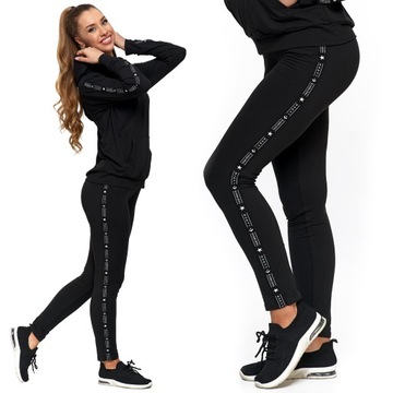 Moraj Legginsy Sportowe Damskie 2000-101 cza 2XL