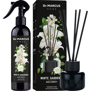 Dyfuzor zapachowy Dr. Marcus WHITE GARDENIA + Spray zapachowy 300ml