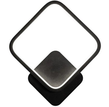 KINKIET ŚCIENNY LAMPA LED ŁAZIENKOWA MODERN NOWOCZESNA 14W CZARNA ZD113A