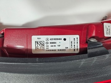 SVĚTLO PRAVÁ ZADNÍ MERCEDES SL W231 231 LED ORIG. USA