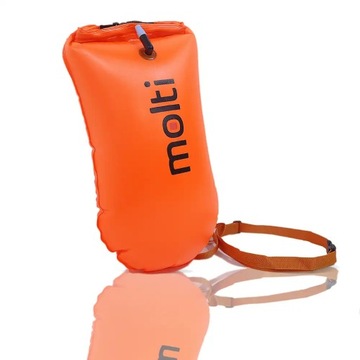 Надувной буй безопасности 2в1 сухой карман для плавания 15л молти