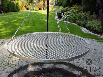 Решетка-гриль из нержавеющей стали 70 см INOX круглая ES-ER