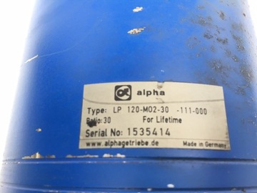 Планетарная передача ALPHA LP 120-M0 1:30 № B653