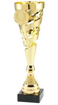 Puchar ZŁOTY nagroda konkurs turniej zawody 37 cm + NADRUK