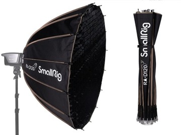 Softbox paraboliczny Parasol z Gridem 119cm SmallRig RA-D120 Łatwy Montaż