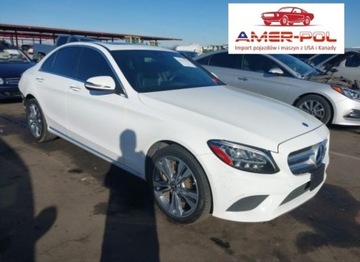 Mercedes Klasa C W205 2020 Mercedes-Benz Klasa C 2020r., C 300, od ubezpieczalni 2.0 Benzyna 255KM