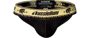 AU JOCKMAIL SLIPY MAJTKI XL CZARNY GLADIATOR TANGA