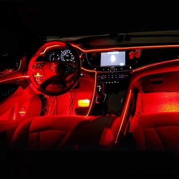 Оптоволоконный автомобильный комплект AMBIENT LED RGB 6M