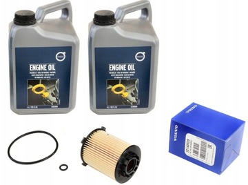 VOLVO FILTR OLEJU OLEJ 0W20 VCC-RBS0-2AE 8L 2013-