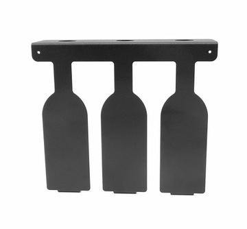 Винная полка Лофт Промышленная полка на 3 бутылки