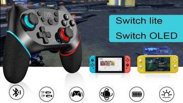 PAD BEZPRZEWODOWY BLUETOOTH DO NINTENDO SWITCH KONTROLER JOYSTICK GAMEPAD