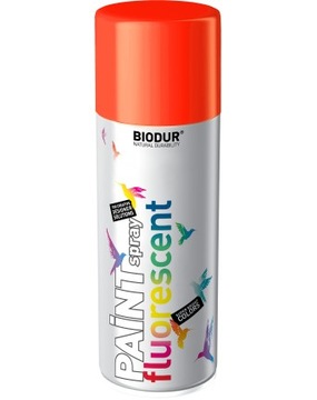 SPRAY fluoresc BIODUR 400ml POMARAŃCZOW RAL 3024