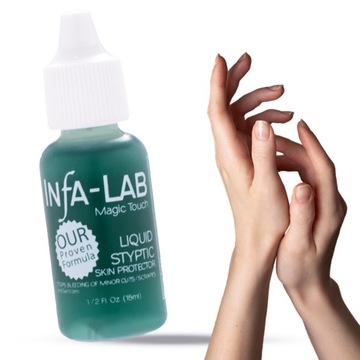 Płyn antyseptyczny hamujący krwawienie skórek InfaLab Skin Protector 15ml