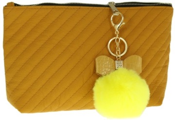 Брелок-помпон для сумочки-шарика, брелок для ключей