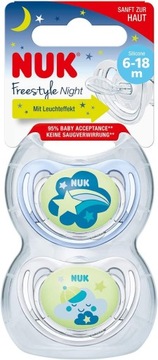 Smoczek Nuk silikon 6 m +