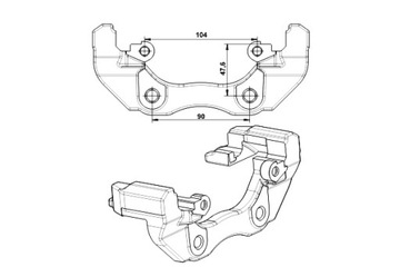 ВАЛКА ТОРМОЗНОГО СУППОРТА ПЕРЕДНЯЯ FORD C-MAX FOCUS C-MAX FOCUS II