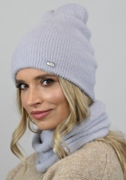 Теплый женский комплект из альпаки HEADOFF WALK COMBINED Grey AL2