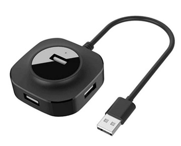 Rozdzielacz HUB 4 Porty USB 2.0 25cm