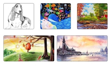 ХУДОЖЕСТВЕННЫЙ НАБОР ДЛЯ РАСКРАСКИ ЧЕМОДАНА мелки, фломастеры, краски, пластик