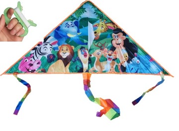 БОЛЬШОЙ КАЙТ различных дизайнов с стропой 130 СМ XXL