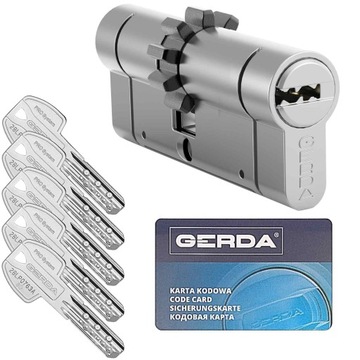 wkładka Gerda Pro System X 30/45Z z zębatką nikiel