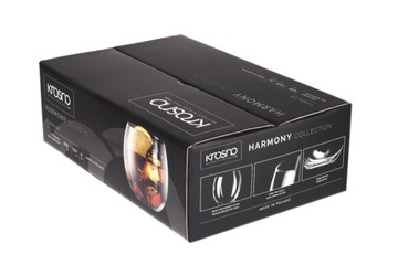 Стаканы Harmony KROSNO, 410 мл, тонкие