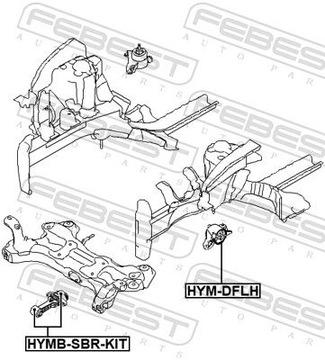 FEBEST HYM-DFLH LOŽISKO MOTORU