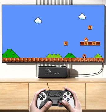 БЕСПРОВОДНАЯ ИГРОВАЯ ПРИСТАВКА ДЛЯ ТЕЛЕВИЗОРА В Стиле Ретро 4K ИГРОВАЯ КОНСОЛЬ + 2 ПАНЕЛЬ + 30 000 ИГР