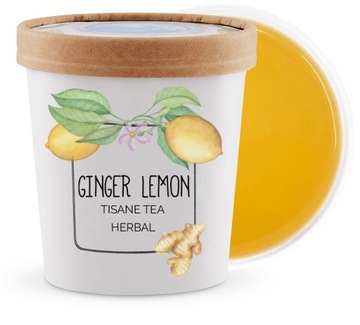 Ginger Lemon Cytryna Imbir Ziołowa Herbatka Zimowa Na Odporność Katar