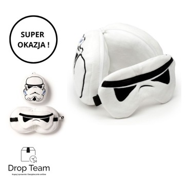 Мягкая дорожная подушка и маска штурмовика.