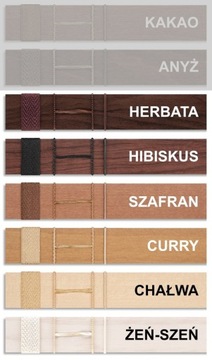 Żaluzje Drewniane na wymiar CLICKY Flip 25mm 160x190cm