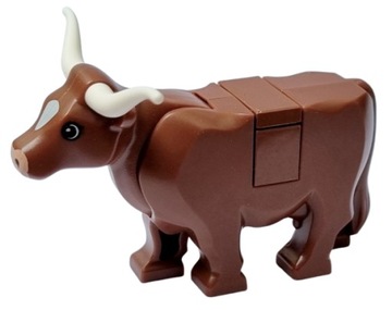 Lego City 60052 Krowa Cow Reddish Brown 64452pb01c02