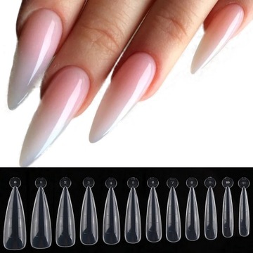 FORMY GÓRNE DUAL FORM ALMOND migdał STYLISTIC 12szt