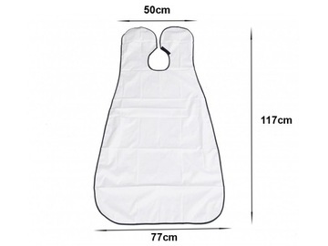 Фартук для стрижки, бритья, бороды и усов ZWY